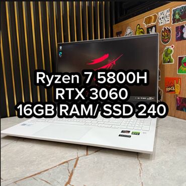 Ноутбуки: Ноутбук, HP, 8 ГБ ОЗУ, AMD Ryzen 7, 16 ", Б/у, Для работы, учебы, память SSD