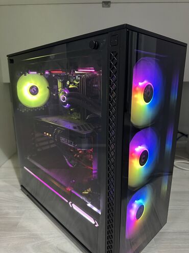 корпус для компютера: Компьютер, ядер - 6, ОЗУ 32 ГБ, Игровой, Б/у, AMD Ryzen 5, NVIDIA GeForce RTX 3080, SSD