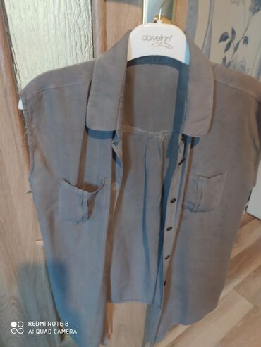 Рубашки и блузы: S (EU 36), цвет - Серый