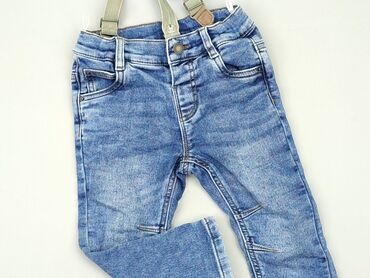 spodnie komunijne dla chłopca: Spodnie jeansowe, C&A, 1.5-2 lat, 92, stan - Bardzo dobry