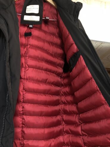 куртка зимняя мужская north face: Куртка 6XL (EU 52), түсү - Кара