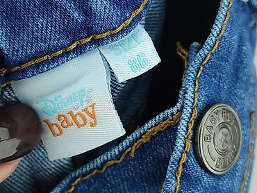 boho top: Spodnie jeansowe, Disney, 12-18 miesięcy, stan - Bardzo dobry — 4