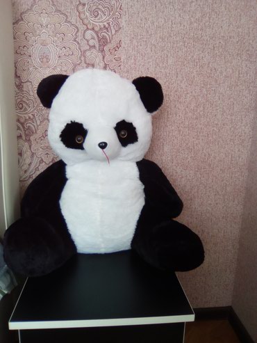 mister zubastik oyuncaq dəsti: Panda Oyuncaq ayi boyukdur təzə kimidi
