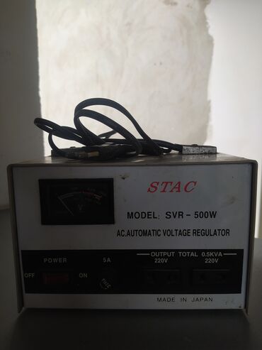 сколько стоит кольцевая лампа в бишкеке: STAC AC avtomatik gərginlik tənzimləyicisi Model: SVR-500W Gücü: 0.5