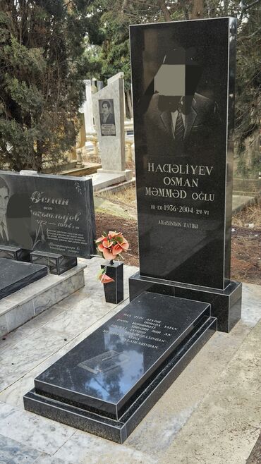 Başqa xidmətlər: Mukəmməl seviyyede usta işi ilə hazırlanan məzar daşları — 7