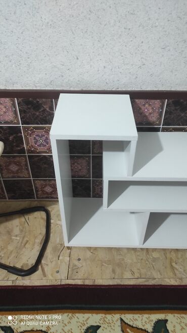 купить большие настенные часы 3d: Телевизордун шкаф жана стенди, Жаңы, Полго орнотулма, Жыгач, Өзү алып кетүү, Акылуу жеткирүү, түсү - Ак