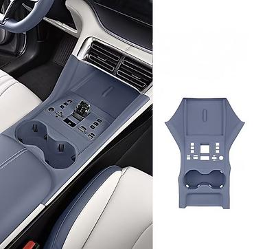 great wall coolbear: BYD SONG PLUS Силиконовый чехол на центральный консоль синего цвета — 1