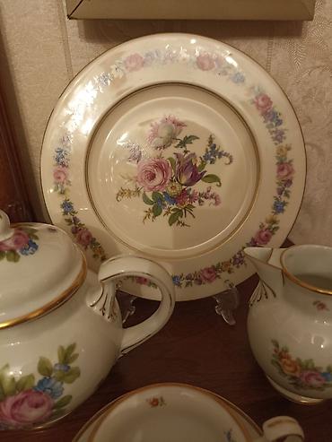 Çay dəstləri və servizlər: Çay dəsti, rəng - Ağ, Farfor, 6 nəfərlik, Almaniya — 18