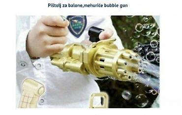traktori 533: PISTOLJ ZA MEHURICE NOV PISTOLJ ZA BALONE BUBBLE GUN AKCIJA | Cene — 8