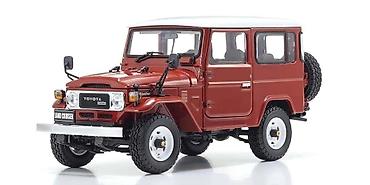 Figurice i makete: Toyota Land Cruiser 40 Van (BJ42V) 1980 Red Kyosho Toyota Land — 1
