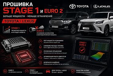 котализаторы: Прошивка Stage 1 и Euro 2 для Toyota / Lexus - Stage 1: увеличение — 1