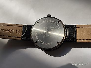 casio original: Женские кварцевые часы Dior, классический черный монохром — 2