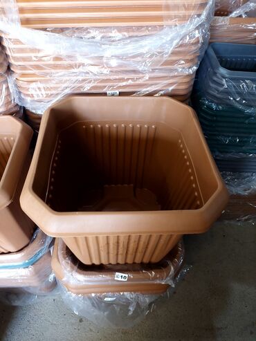 Bitkilər üçün dibçəklər: Dipçəklərin topdan və Pərakəndə satışı. Anbardan satış. Hansı formada — 2