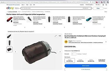 Oprema za kampovanje: Rocktrail vreća za spavanje – deka/mumija sa kompresionom/transportnom — 3