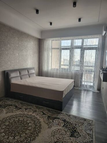 токмок недвижимости: 1 комната, 50 м², Элитка, 12 этаж, Евроремонт