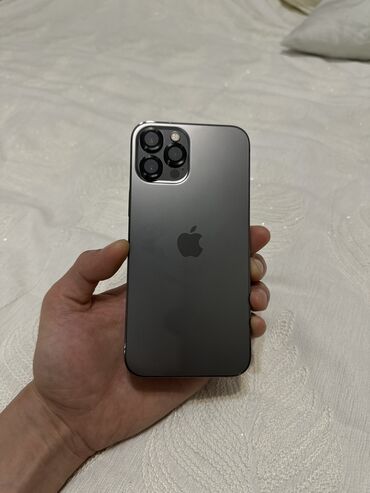 ремонт стекла телефона цена: IPhone 12 Pro Max, 512 ГБ, Графит, Кулакчындар, Заряддоочу түзүлүш, Коргоочу айнек, 95 %