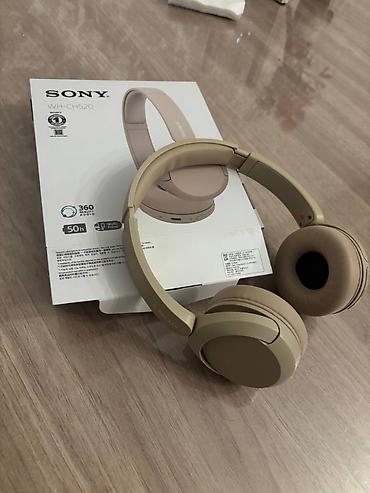 Qulaqcıqlar: İşlənmiş Simsiz (Bluetooth) Qulaqcıqlar, Sony, rəng - Bej — 1