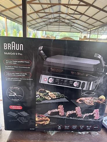 Электрогрили: Гриль Braun MultiGrill 9 Pro 3 в 1 Самовывоз! Торгу нет! Все — 11