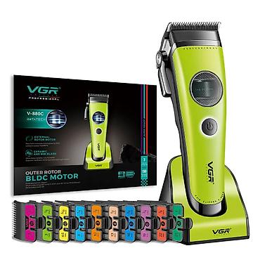 Бытовая техника: №: 13103 Məhsulun adı: Saç qırxan maşın VGR V-880C, peşəkar, simsiz — 1