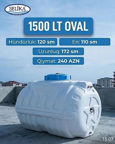 Baklar və çənlər: Bak, Plastik, 1000 l l — 4