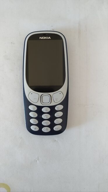 Nokia: Nokia 3310, < 2 GB Memory Capacity, rəng - Göy, Zəmanət, Düyməli, İki sim kartlı