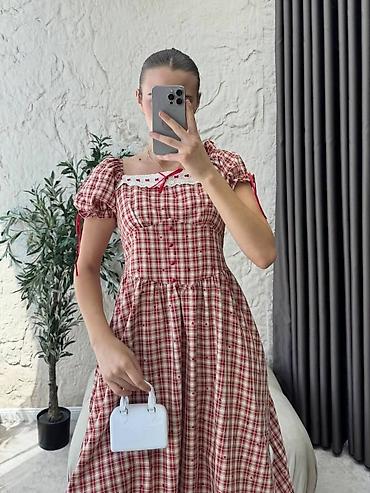 dudlin torba: ELEGANTNA KARIRANA HALJINA SA ČIPKOM – RETRO & COTTAGECORE STIL — 1