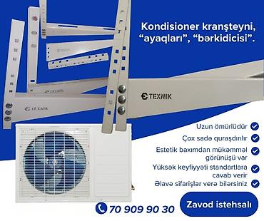 Kondisionerlər: Kondisionerin çöl blokunu asmaq üçün Kronşteyn. Həm evinizin estetik — 1