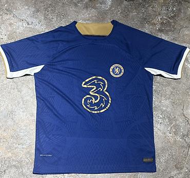 kişi geyimi: Chelsea FC ev forması - Rəng: klassik “Chelsea” mavisi, qızılı və ağ — 1