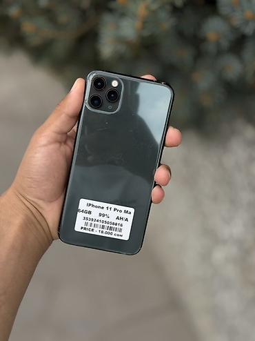 IPhone 11 Pro Max, Б/у, 64 ГБ, Space Gray, В рассрочку, 99 %