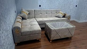 dıvan: Künc divan 450 Azn satılır. Yeni kimidir 1 ay əvvəl alınıb.Sol terefi — 3