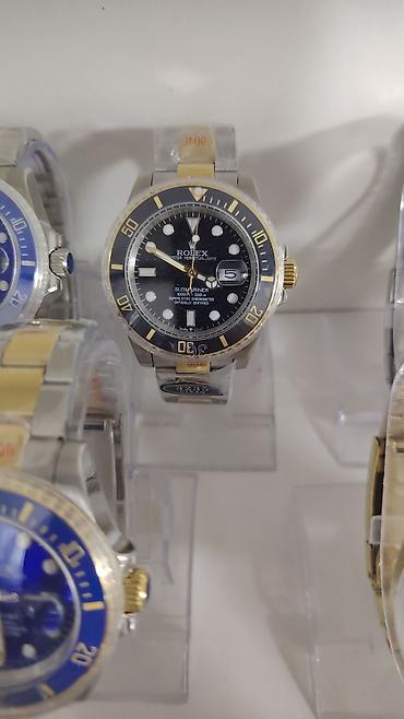 oyster saat: Rolex Submariner tərzində kişi qol saatları - Korpus: paslanmayan — 9