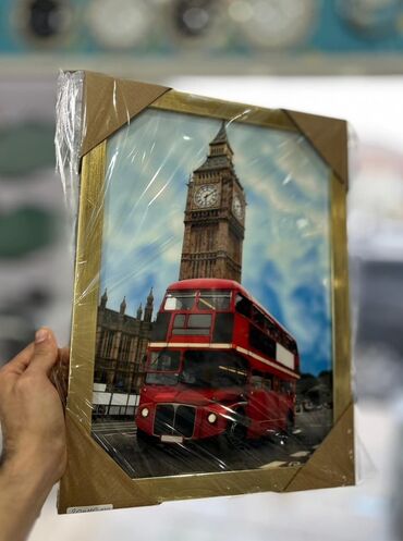 Şəkillər, tablolar: Şəkil tablo seti – şəhər mövzulu Ölçü : 30x40 - Mövzu: London və — 1