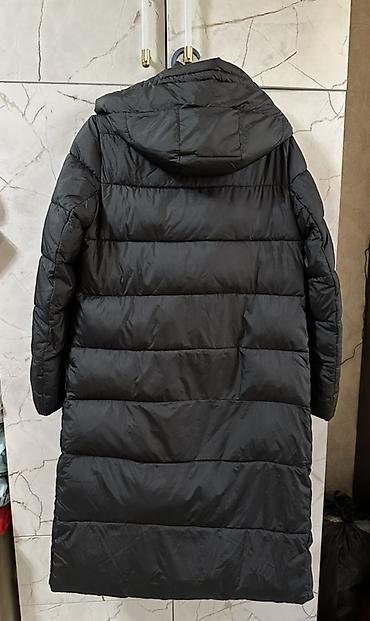 Айымдардын кийими: Пуховик, Узун модель, Капюшону бар, 2XL — 3