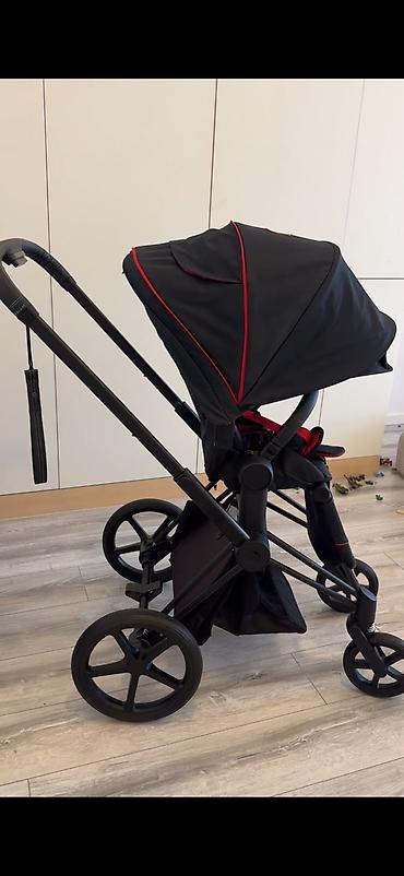 uşaq velosipedləri: Milana Cybex Priam Ferrari edition kaleska qiymeti 400man Ela — 2