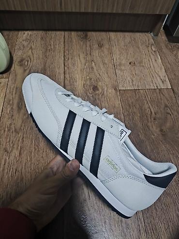 run: Мужские кроссовки, 46, Adidas Originals, Новый, цвет - Белый, Самовывоз — 1