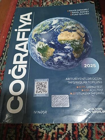 velo rama: Məhsul: Coğrafiya – Abituriyentlər üçün tapşırıqlar toplusu (2025) — 1