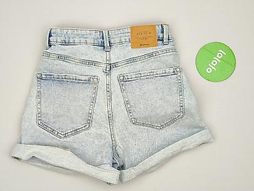 jeans wide: Stradivarius, Szorty damskie, rozmiar S — 3