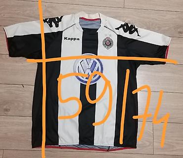 Sport i hobi: Originalni fudbalski dres FK Partizan – Kappa igrački - Dizajn — 1