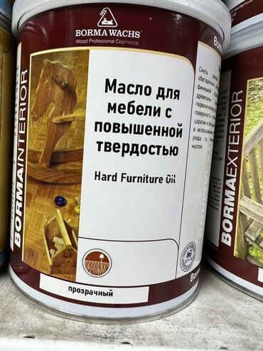 полимерный клей: Масло для мебели Borma Wachs с повышенной твердостью, предназначенное