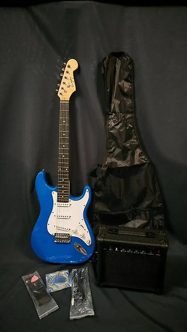 Gitare: GITARSKI PAKET ZA POČETNIKE GITARA POJAČALO TORBA MODEL 3 | — 1