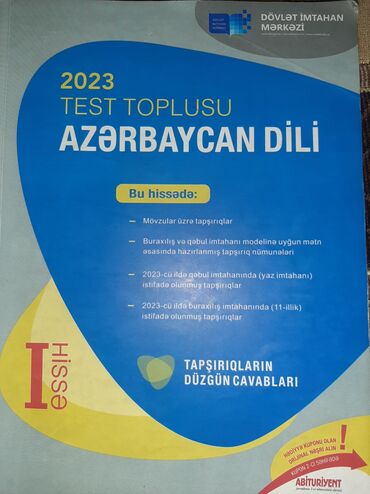 Kitablar, jurnallar, CD, DVD: 2023 Azərb.dili Toplu