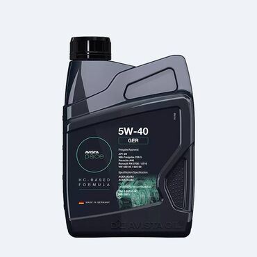 afçarka alman: Motor yağı "Avista Pace Ger" 5W-40 Mehsul Haqqinda: Brend: Avista