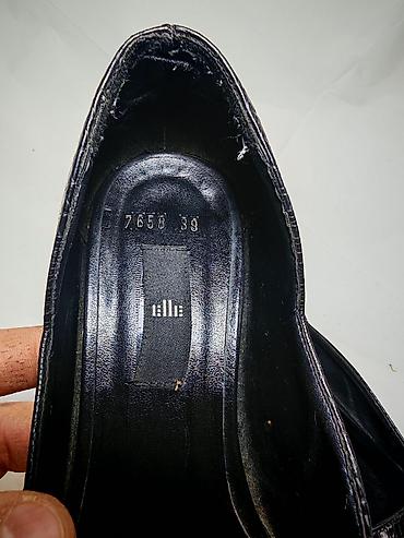ilan 35: Qadın balet ayaqqabıları – qara, timsah naxışlı - Model: balet/loafer — 4