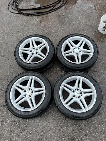 Транспорт: Литые Диски R 18 AMG, Комплект, отверстий - 5, Б/у — 10