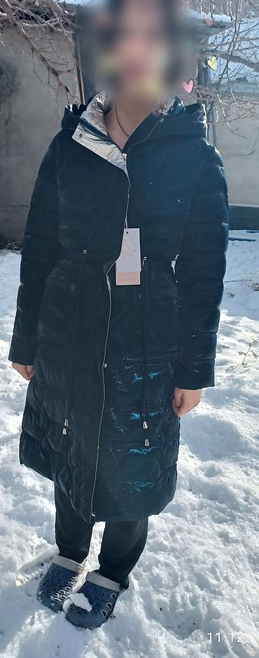 Пуховик, По колено, С капюшоном, 2XL at lalafo.kg Пуховик, По колено, С капюшоном, 2XL