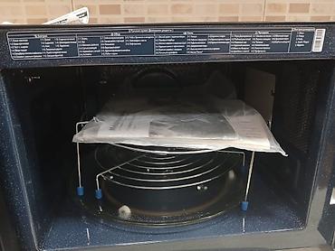 sazz modem satilir: Mikrodalğalı soba Samsung, Ayrıca dayanan, rəng - Qara, Yeni — 8