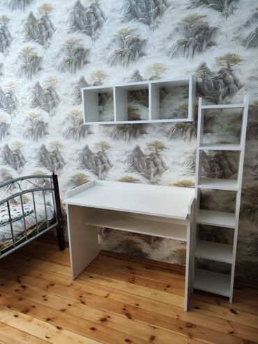 Uşaq masaları: Oğlan və qız üçün, Yeni, Siyirməli, Yazı masası, Stulsuz — 28