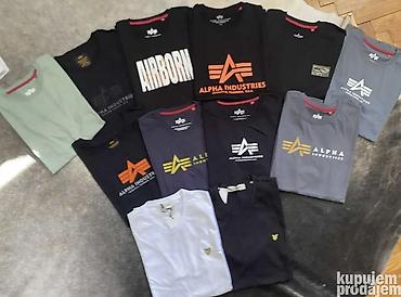 Majice: Muške majice – Alpha Industries (razni modeli) - Brend: Alpha — 4