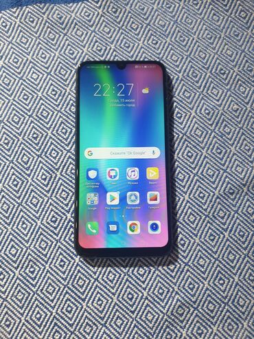 Honor: Honor 10 Lite, Б/у, 64 ГБ, цвет - Черный, 2 SIM — 1