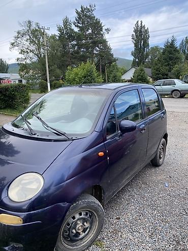 Унаа: Daewoo Matiz: 2001 г., 0.8 л, Кол менен иштөөчү, Хетчбек — 3